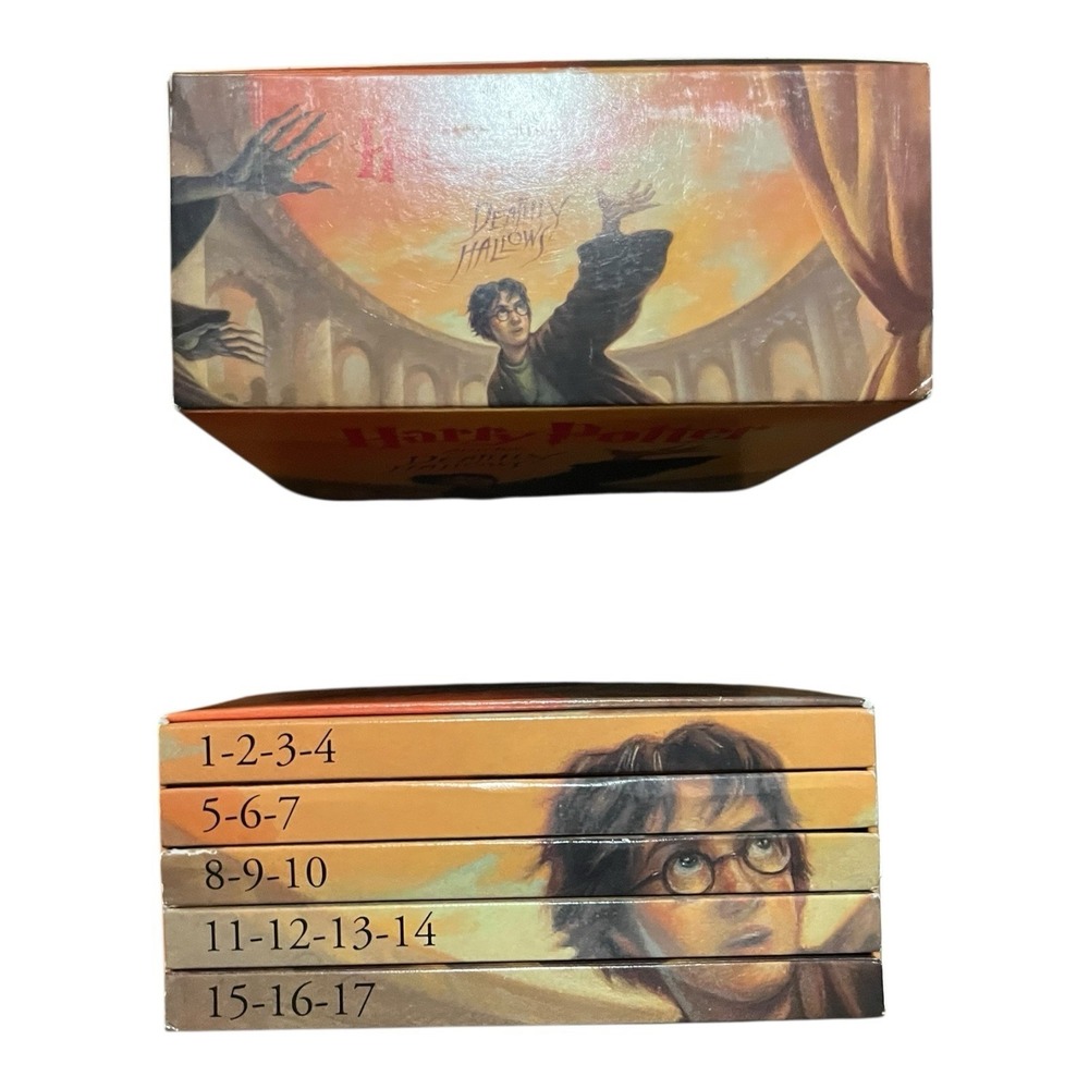 Harry Potter And The Deathly Hallows Audiobook 17-Disc CD Set Year 7 Jim‎ Dale - Picture 7 of 8